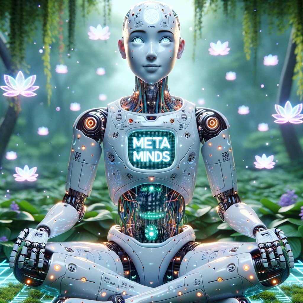 Happy AI robot